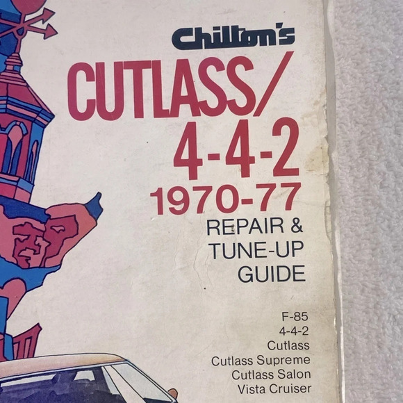 Vintage Chilton’s Cutlass /4-4-2  1970-77 Repair And Tune Up Guide - Picture 3 of 16